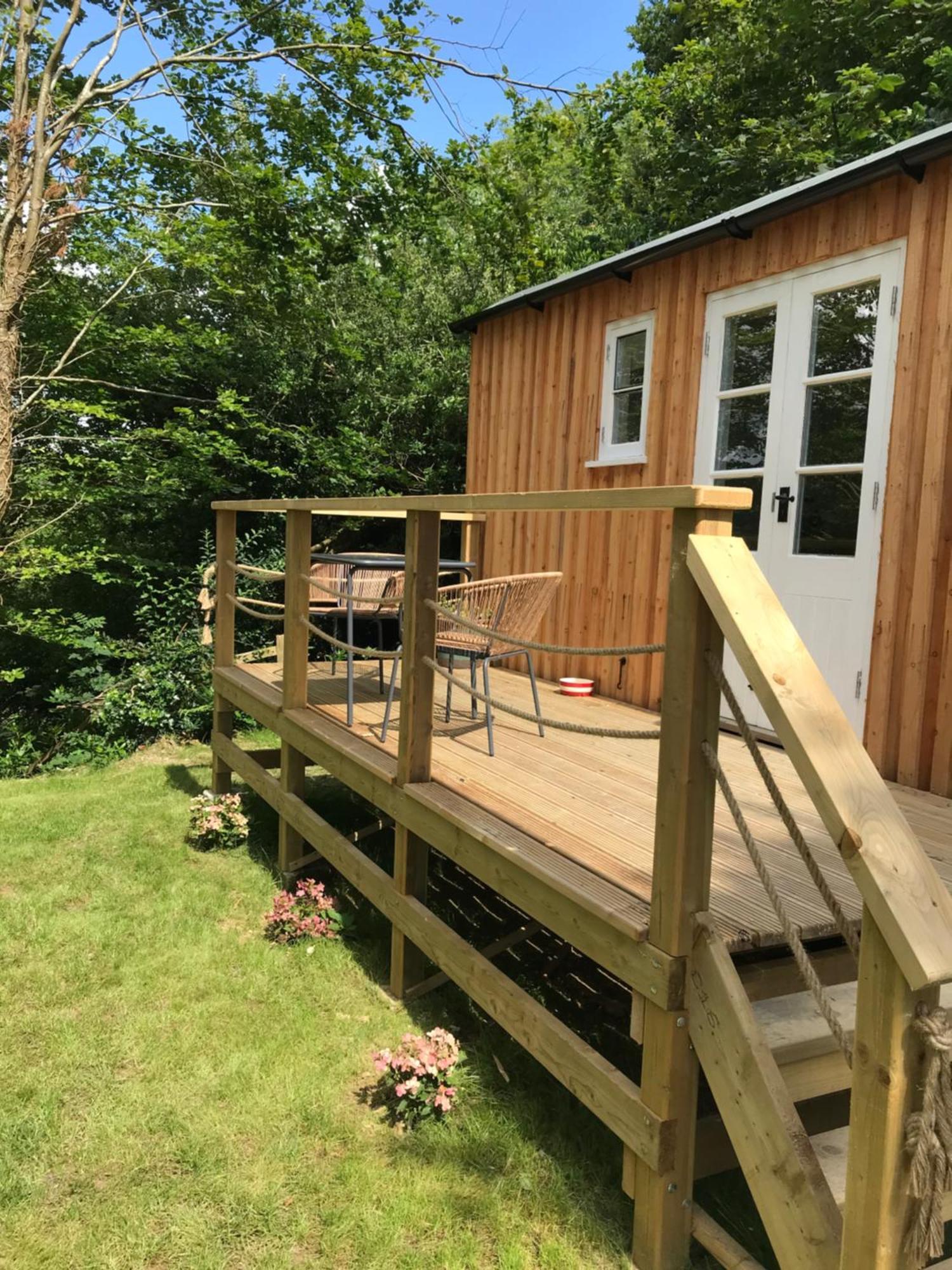 Shepherd'S Hut At Rosewood House Liskeard Bagian luar foto